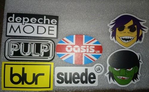 Assorted britpop sticker pack - assorted,