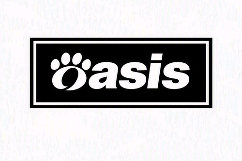 Oasis paw vinyl sticker - 1,