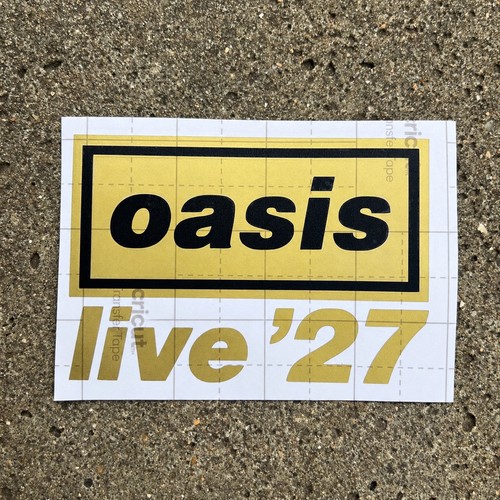 Oasis live style sticker - oasis,