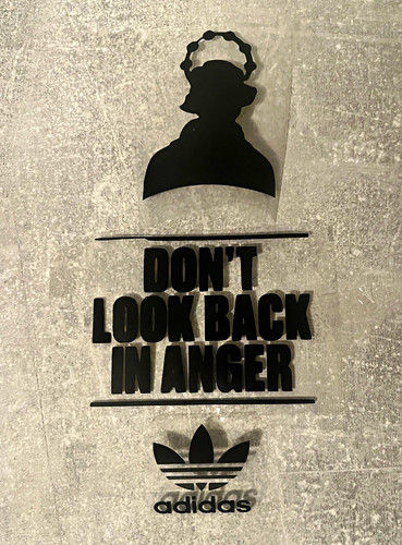 Oasis black vinyl don look - oasis, "don't