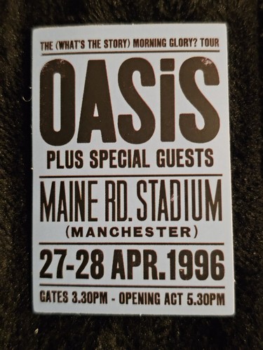 Oasis replica concert poster - concert,