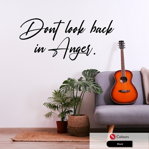 Oasis don look back - oasis, anger
