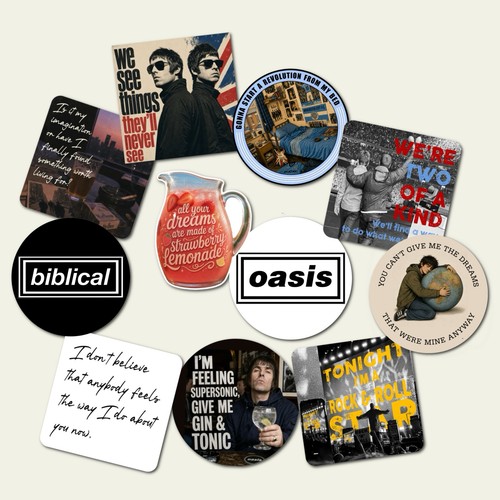 Oasis sticker pack 12 - sticker, –