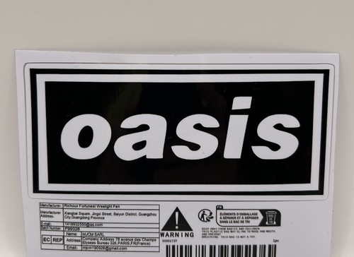 Oasis rectangle sticker - oasis,