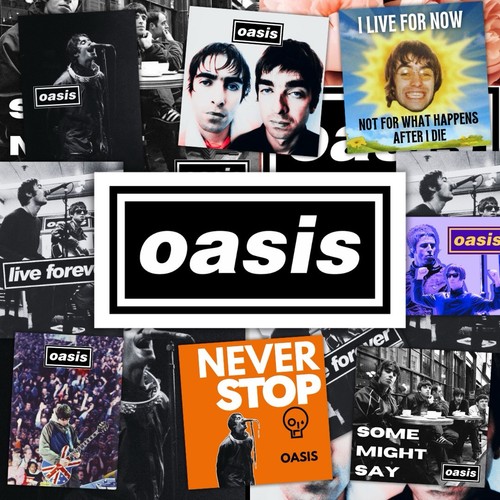 Oasis inspired fan stickers - oasis,