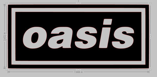 Oasis decal car sticker - sticker,