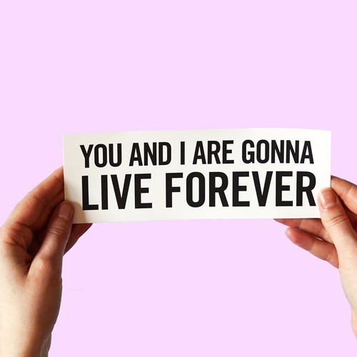 Oasis lyric sticker live - oasis,