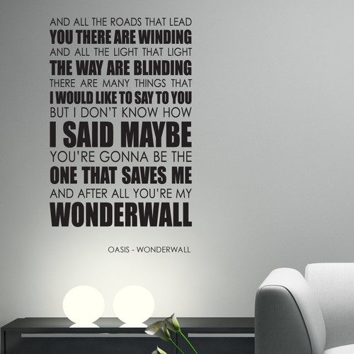 Oasis wall art - , sticker