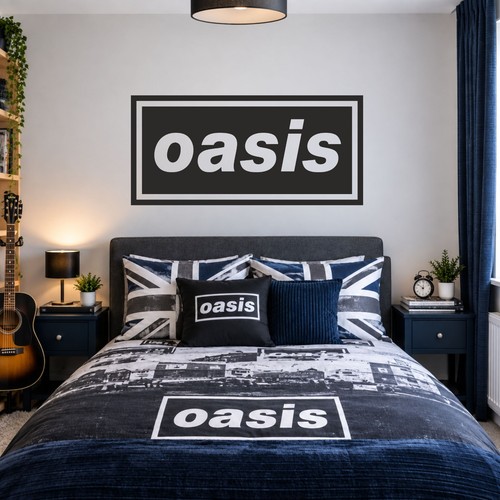 Oasis band logo - logo, vinyl
