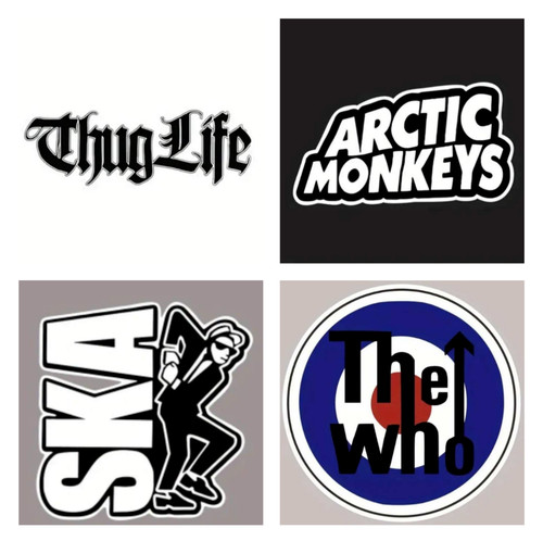 Music stickers decals for - stickers,