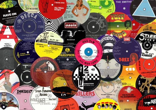 Record label stickers - 50,