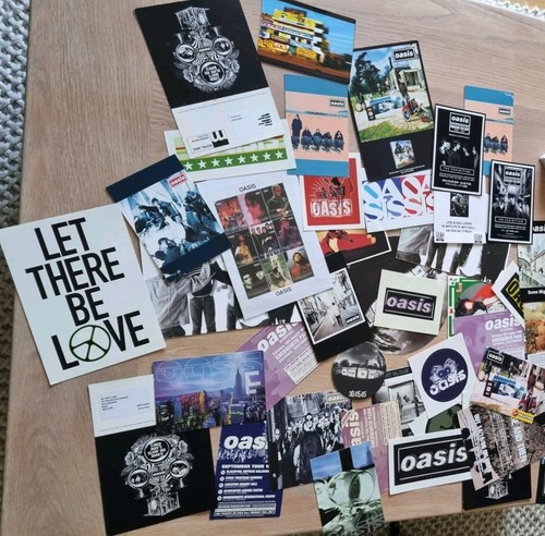 Oasis job lot memorabilia - oasis,
