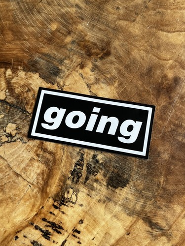 Going oasis sticker casual - going, by